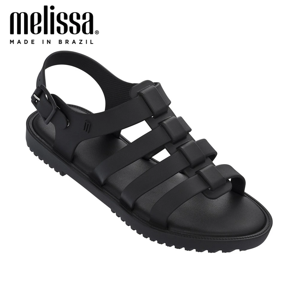 Женские сандалии Melissa Flox модные в римском стиле прозрачная обувь для взрослых