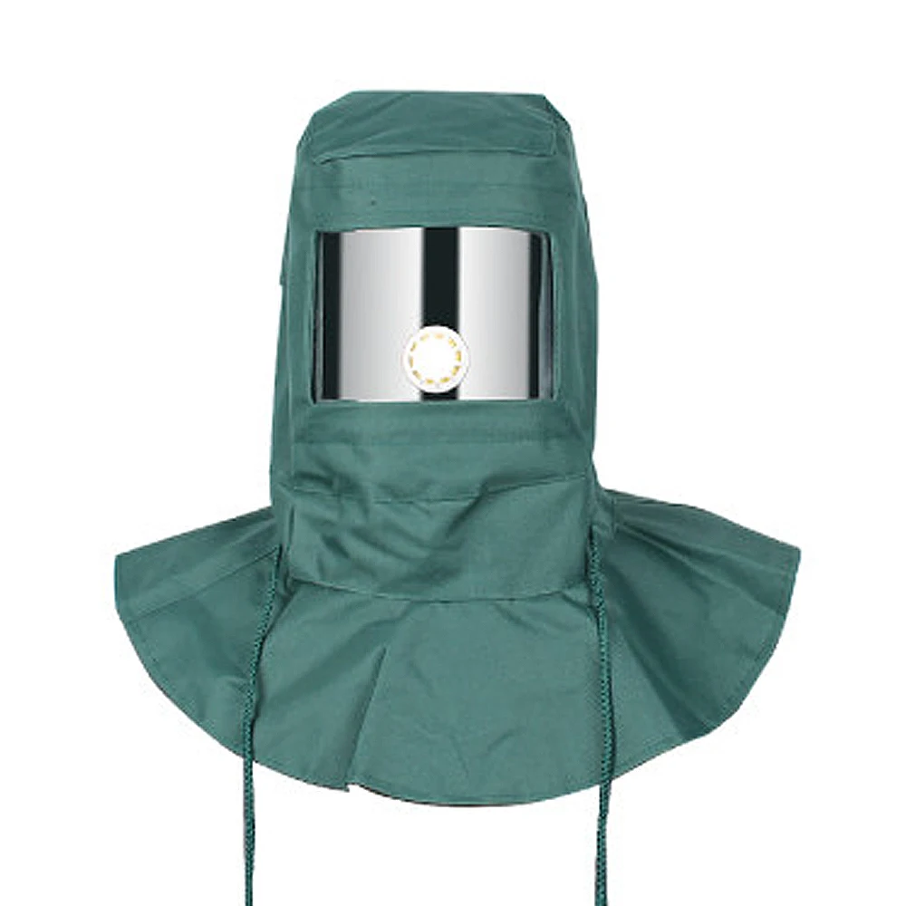 Sand Blasting Cap Anti Dust Proof Equipment Wind Respirator Sandblasting Helmet Supplies Painting Protective mask