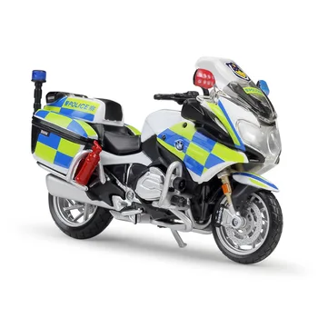 

1/18 Bmw R1200 Rt Motorcycle Police Car Alloy Model Diecast Static Simulation Metal Miniature Motorcycles Decorations For Home