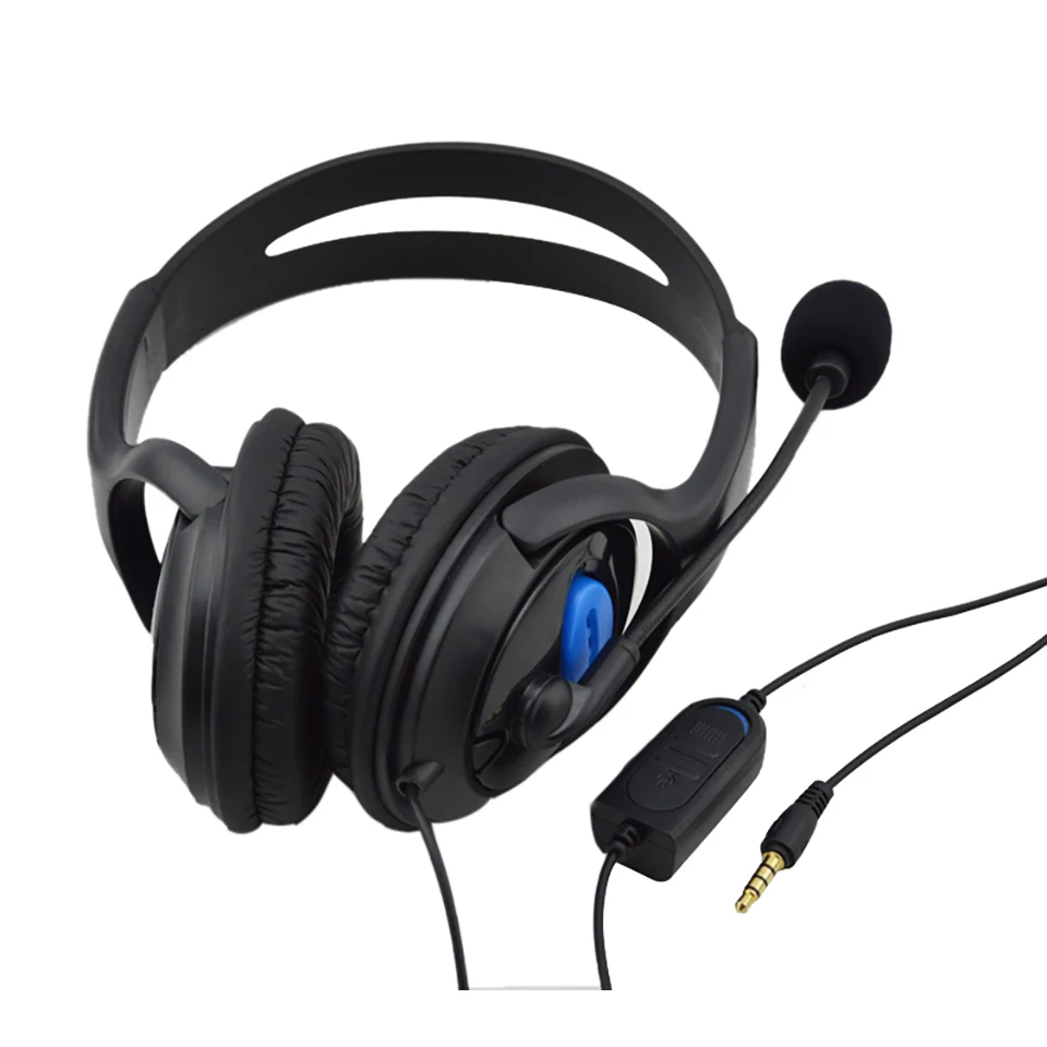 Wired Gaming Headsets With Mic Noise Isolating Headphones Bass Stereo for Sony PS3 PS4 PS5 Laptop PC Gamer Headphone