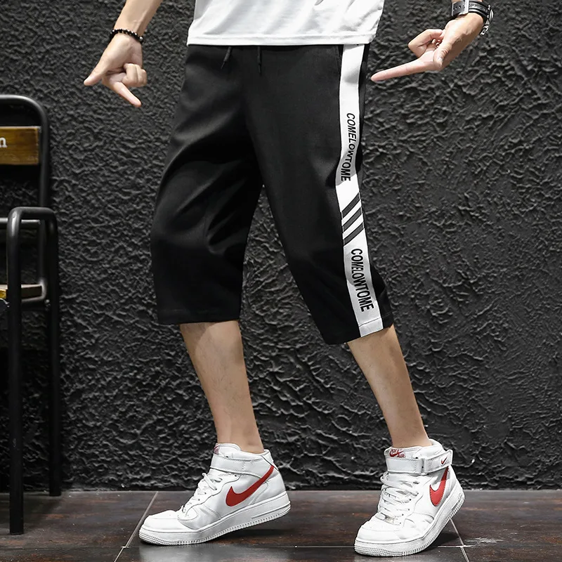 Корейская версия летней тонкой молодежной моды слаксы мужские семь брюки молодежные tide карты INS