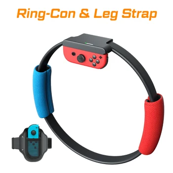 

Ring Con for Nintend Switch Fitness Ring Fit Adventure Sport Game Set Adjustable Leg Strap Sport Band Ring-Con Anti-Slip Grips m