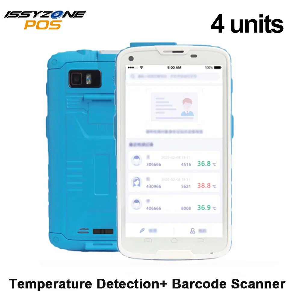 

PDA Scanner Android 7.1 PDA Zebra 1D 2D QR Barcode Scanner Pos Terminal 4G WiFi GPS BDS Camera Wireless Rugged PDA Computer