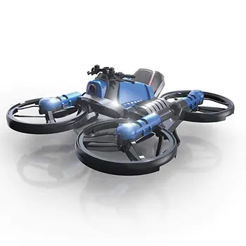 

2.4G Deformation Motorcycle Folding Quadcopter Drone Double Mode Quadcopters Aircraft Quadcopter RC Helicopter