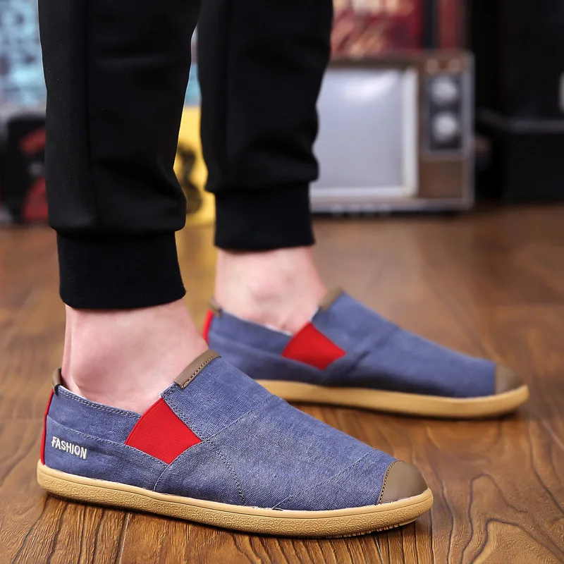 

Aberdeen-Style Popular Brand Canvas Shoes Summer Trend Men lao bu xie Korean-style MEN'S Casual Shoes Slip-on Foot Covering
