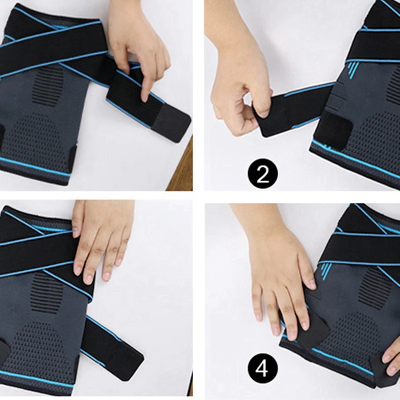 Спортивный наколенник s под давлением эластичный спортивный для поддержки