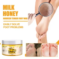 Milk Honey Foot Wax Exfoliating Dead Skin Calluses Tender Feet Foot Exfoliating Foot Mask Foot Care Foot Peel Mask  Foot Detox
