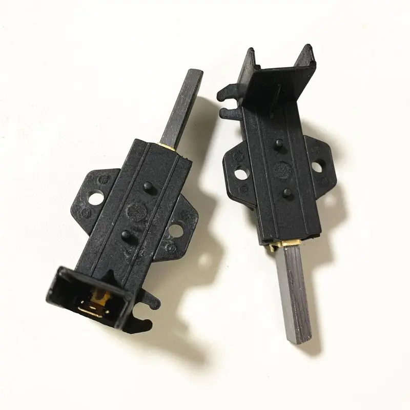 

2 пары 4 шт. 5x12.5mm Медь крышка углеродная счетка для барабанная стиральная машина угольных щеток для замены