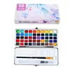 Professional 50/72/90 Color Solid Watercolor Set Basic Neon Glitter Watercolor Paint for Drawing Art Paint Supplies Art Supplies ► Photo 3/6