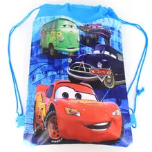 1 PCS с днем рождения Детская disney Маккуин Автомобили мультфильм шнурок мешок подарка нетканое полотно вечерние украшения для рюкзака, сумка