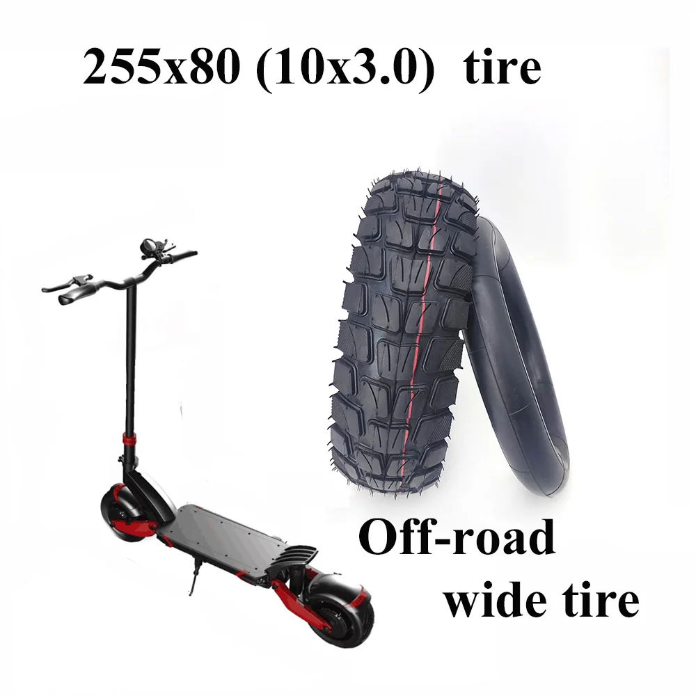 High Quality 10 Inch 255x80 Tires Inner Outer Tyre 10x3.0 Off-road Tire for Electric Scooter Speedual Zero 10X Kugoo M4 | Автомобили и