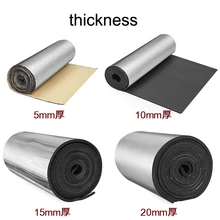 1 м* 10 м теплоизоляция хлопок звукоизоляция хлопок теплоизоляционный коврик модифицированные продукты тепловой щит коврик для автомобиля