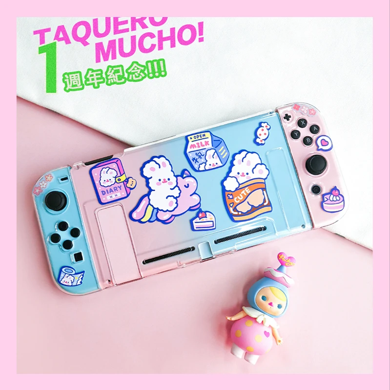 Чехол книжка с прозрачным корпусом Joy Con для Nintendo|Чехлы| |
