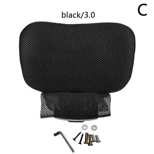 2.2/2.6/3 Computer Lift Chair Neck Protection Pillow Headrest Adjustable For Office Headrest Swivel Chair Accessories For Chair 3.0-black