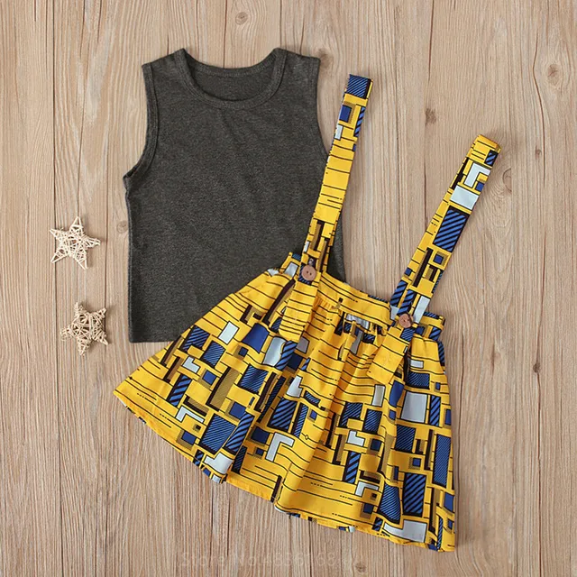 Voke African Print Summer  Strap Dress - Image 4