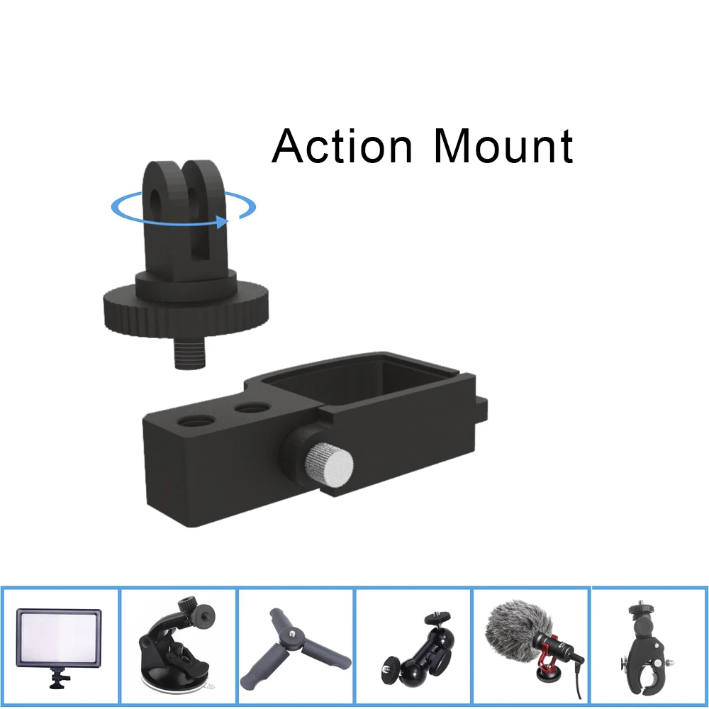 Удлинительный модуль для DJI Osmo, карманный адаптер расширения, аксессуары для 1/4, 3/8 порт, ручные карданные, запасные части