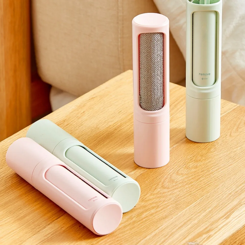 Reusable Roller Dust Lint Roller Clothes Cleaner Hair Remover Pet Hair Sticky Roller Brush Manual Clothes Sweater Shaver