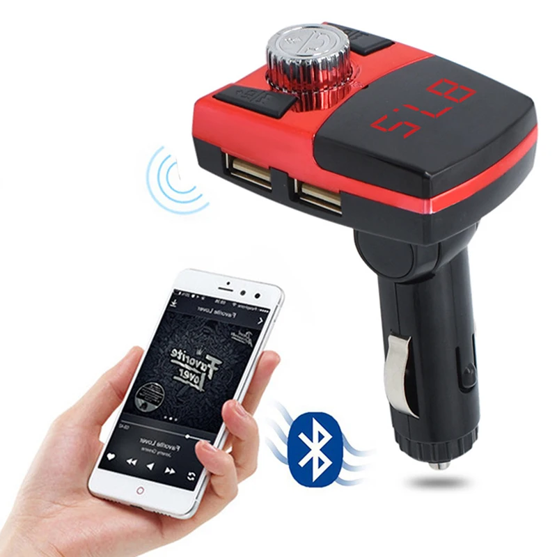 Новинка 580, Автомобильный MP3-плеер, автомобильный Bluetooth, hands-free, fm-передатчик, двойной USB, прикуриватель, автомобильное зарядное устройство, автозапчасти, XC-68