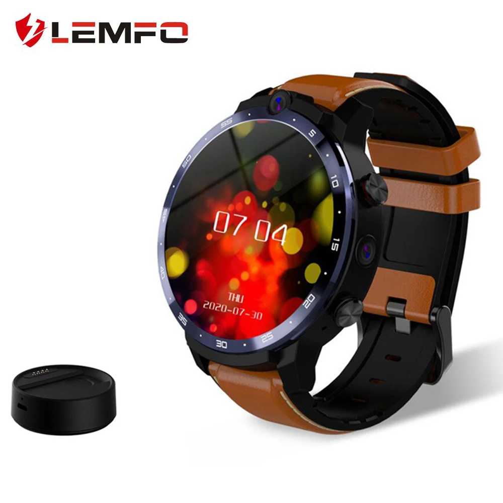 Смарт-часы LEMFO LEM12 Pro 4G LTE GPS 5 Мп + 8 МП | Электроника