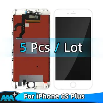 

5PCS/Lot For iPhone 6splus LCD Touch Screen Replacement parts No Dead Pixel with free gift for iphone 6s plus LCD