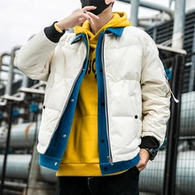 Tcyeek бренд мужской пуховик корейский Повседневный теплый белый утиный пух пальто мужская одежда модный теплый пуховик LW2230