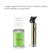 Rechargeable  Cordless Zero Cutting Bald Hair Trimmer Shaver Barber Engraving Styling Hair Clipper Machine 6