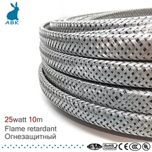 10 м щит 10 мм 220 В огнестойкий нагревательный ремень самоограничивающийся температурный водопровод защита кровельный Теплоизоляционный кабель