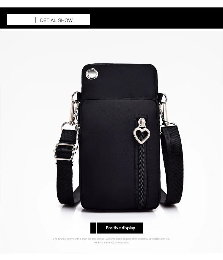 Universal Mobile Phone Bag For Samsung/iPhone/Huawei/HTC/LG Case Wallet Outdoor Sport Arm Purse Shoulder Bag Women Phone Pouch