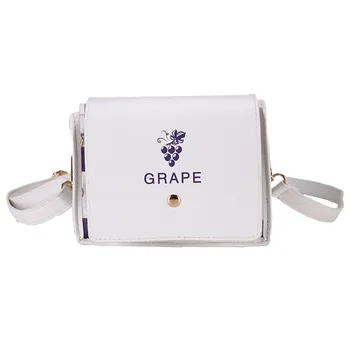 

Women's Fashion Wave Point Translucent Shoulder Bag Fruit Grain Crossbody Bag Girl Handbag Goddess Personality Messenger Bag