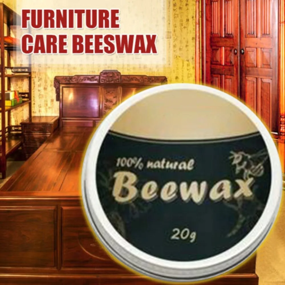 Деревянный приправа Beewax комплексное решение мебель пчелиный воск для ухода за 20/100 г хороший#3D06