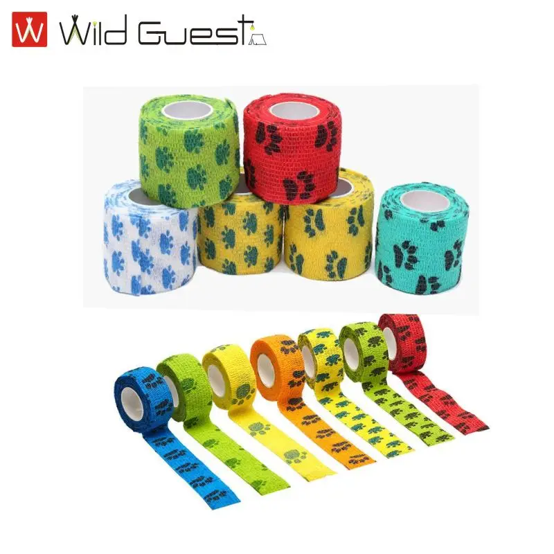 Vendaje elástico autoadhesivo médico, Kit de primeros auxilios para articulaciones de dedo y rodilla, cinta deportiva para mascotas, 1 unidad