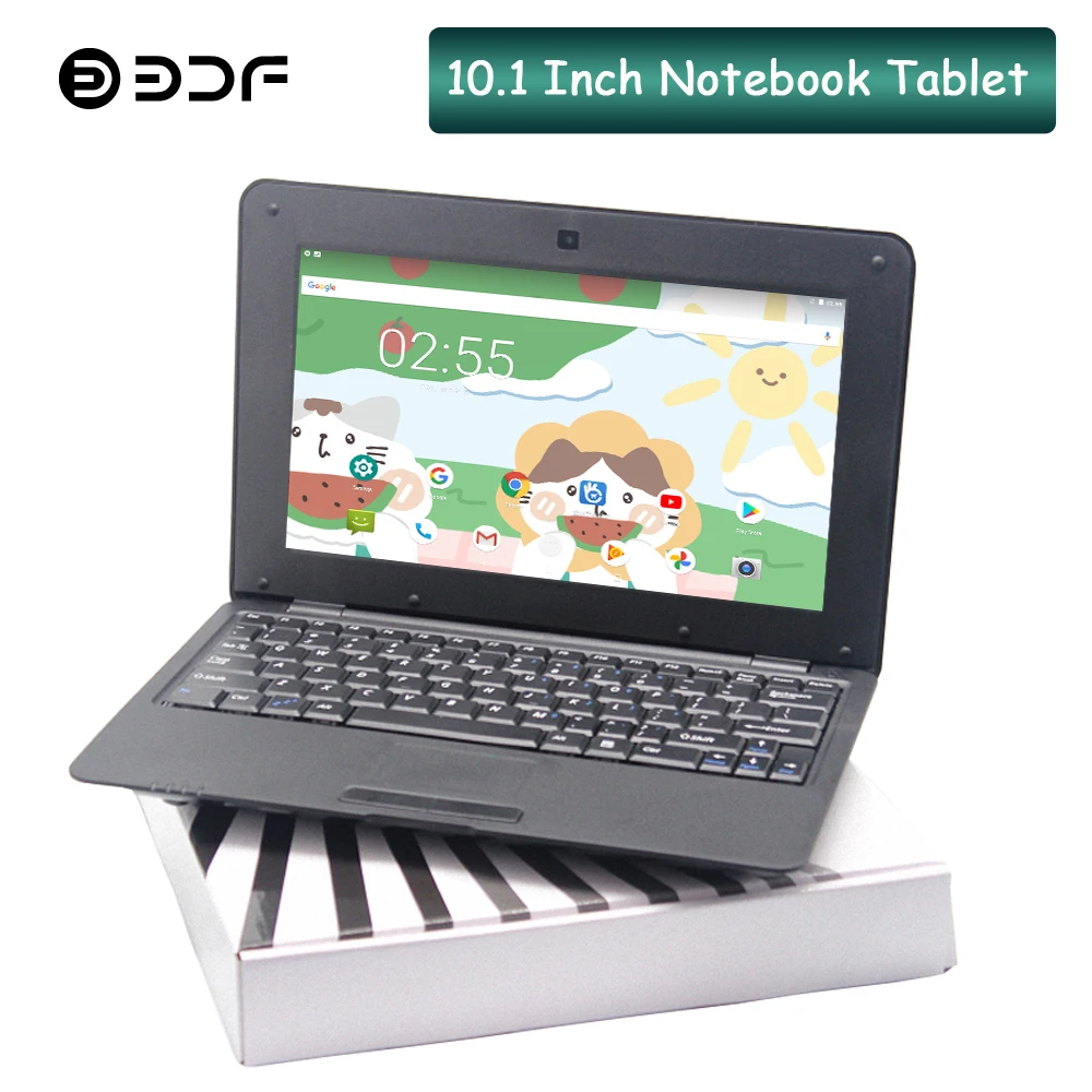 BDF-Tableta portátil de 2021 pulgadas, dispositivo con Android 10,1, Quad Core, Mini Netbook, WiFi, Bluetooth, RJ45, Pc, novedad de 6,0