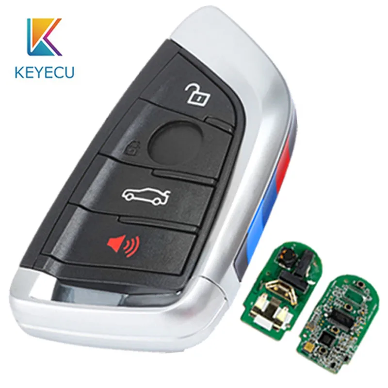 

KEYECU OEM Genuine Smart Remote Car Key Fob 4 Button 434MHz for BMW X5 X6 2014 2015 2016 FEM PROXIMITY FCC: NBGIDGNG1