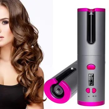 

Cordless Automatic Curling Iron Air Curler Air Spin Ceramic Rotating Air Curler Air Spin N Wand Curl 1 Inch Magic hair curler