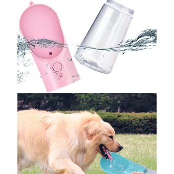 

Pet Cats And Dogs Go Out Portable Outdoor Accompanying Cup Kettle Drinking Fountain New