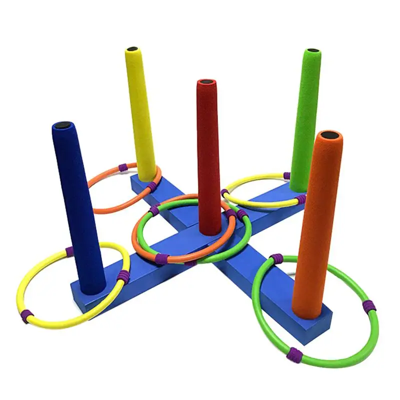 

1PC EVA Throwing Ring Toy Colorful Throwing Ring Toy Early Throwing Game Toy Ring Toss Toy Interactive Toss Ring Toy for Child