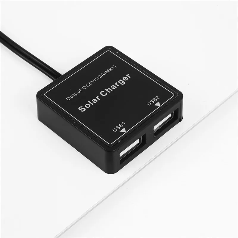 20 Вт солнечная панель с двойным USB портативным аккумулятором Внешняя батарея Зарядка солнечная ячейка доска наружное автомобильное зарядное устройство 430X200X3 мм