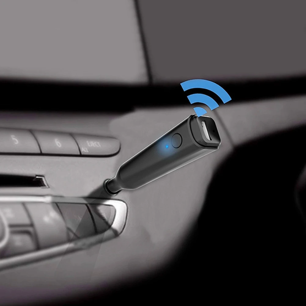 Bluetooth приемник передатчик стерео Aux автомобильный 3,5 мм 5,0 адаптер аудио разъем беспроводной портативный музыкальный