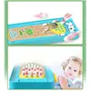 Montessori Educational Toys Children Mini Frog Bowling Desktop Interactive Games Launch Pad Indoor Desktop Toy Parent-child Gift 5