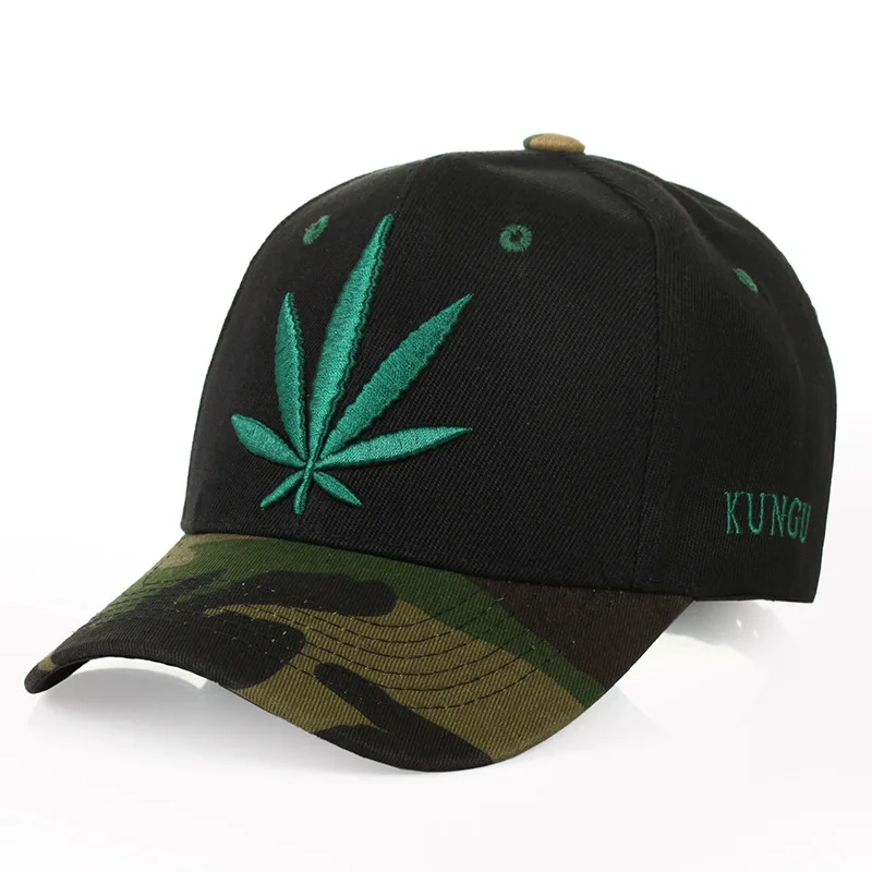 

2024 new Camouflage Mens Baseball Caps fashion Maple leaf embroidery Snapback Hat Women Hip Hop Outdoor Sport hats