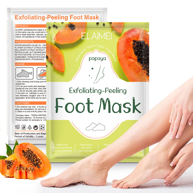 Feet Mask Sock Peeling Moisturizing Exfoliating Sock Foot Patch Pedicure Care Feet Dead Skin Removal Skin Care