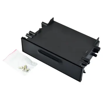 

Universal Car Auto Single Din Radio Pocket Kit Installation Set Up Dash 1 Storage Box Car For Toyota