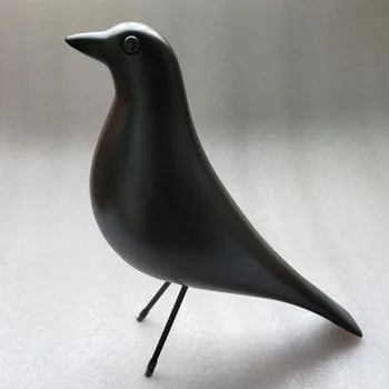 

MIDDLE SIZE HOUSE BIRD LIVING ROOM LOFT FURNISH DECORATION ART CRAFT BIRTHDAY GIFT TOY RESIN HOUSE BIRD