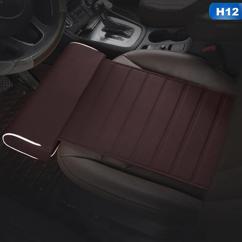 Универсальная автомобильная новая подушка для сиденья для поддержки ног Подушка для ног удлиненная подушка для сиденья автомобиля Кожаная подушка для ног наколенник