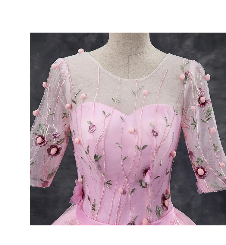 Платья с короткими рукавами фиолетового цвета, новая коллекция, 15 лет, Vestidos De 15 Anos Blush Quinceanera