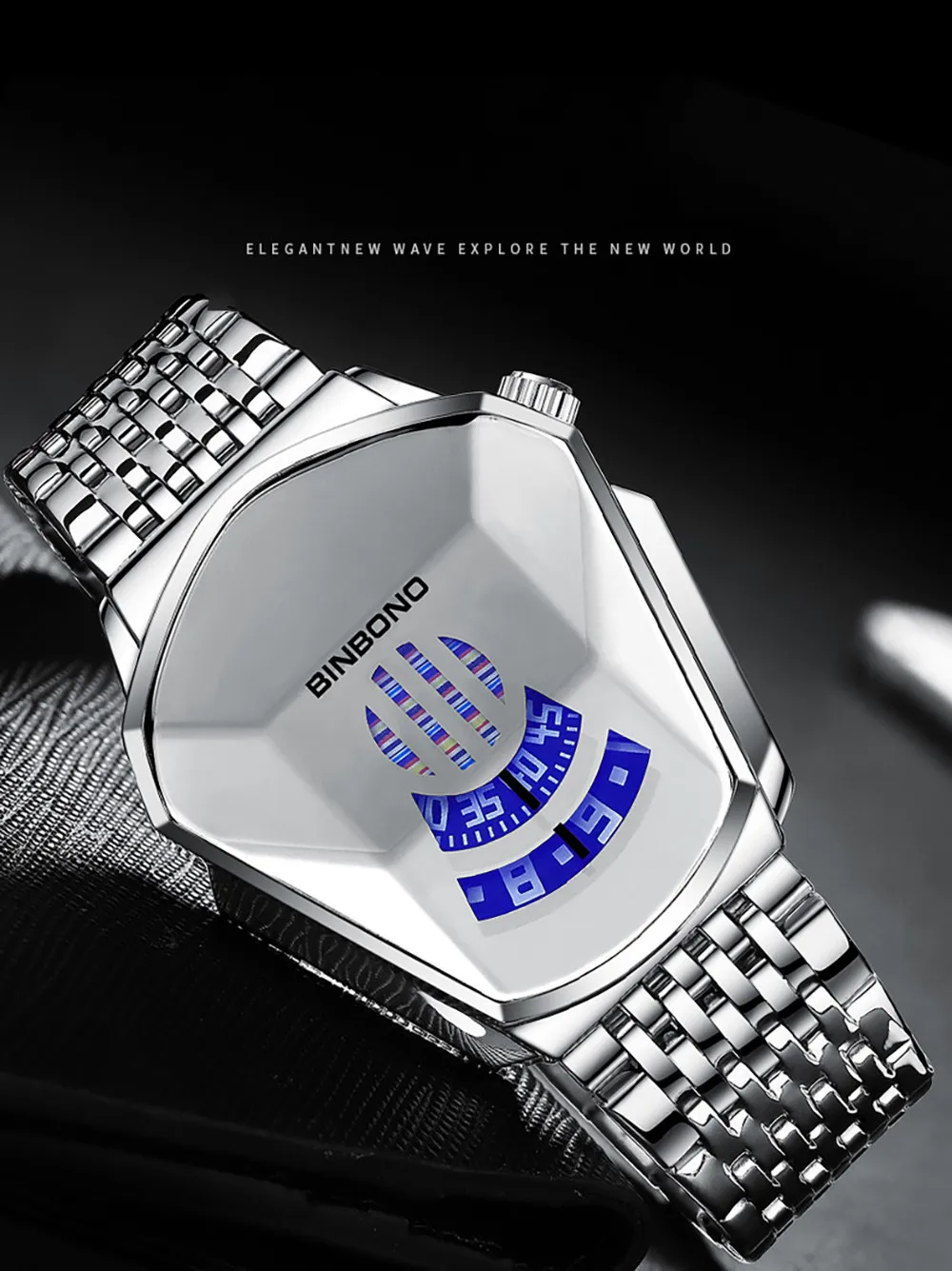 2021 New Design Top Brand Luxury Men Sport Waterproof Watch 3D Glass Quartz Watches Man Clock Wristwatch Casual Chronograph