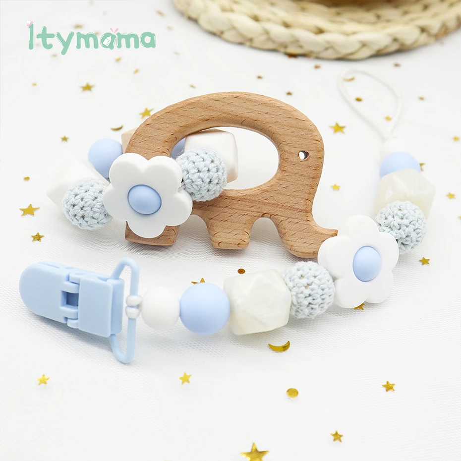 Itymama искусственная кожа зажим деревянные детские игрушки для прорезывания зубов