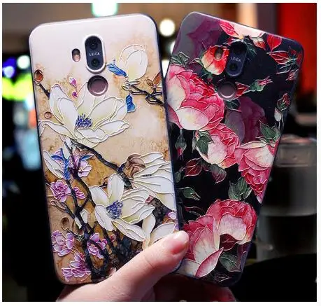 Чехол для Huawei mate 10 lite матовый мягкий чехол из ТПУ с 3D тиснением 20 fundas | Мобильные