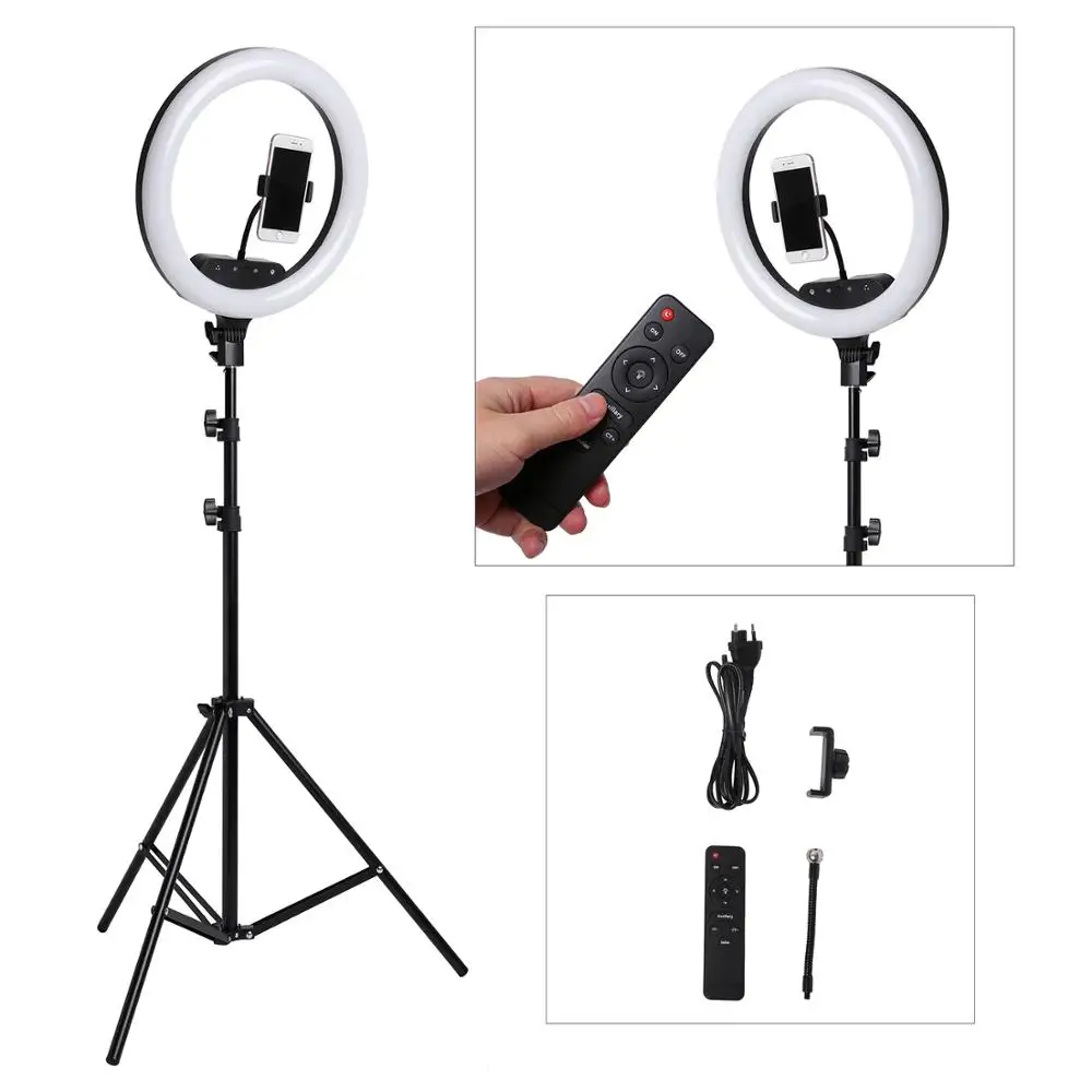 14 inch 3 Options with Adjustable Brightness Level USB Powered Ring Light  180° Rotation (Only Ring Light) (Tripod is not Included) (14) : Amazon.in:  Electronics