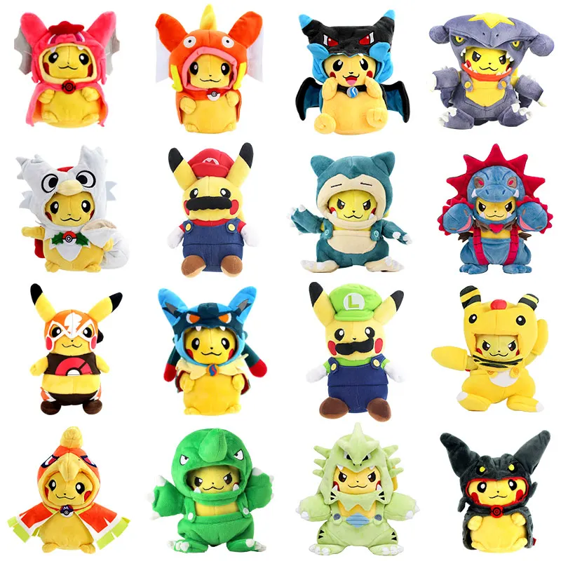20-25 см Косплей Lucario плюшевые игрушки Мега Хо-о Delibird Gyarados Charizard Hydreigon Tyranitar мягкие куклы рождественские детские подарки